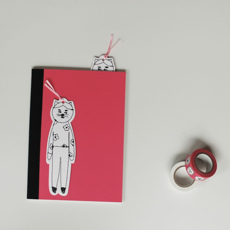 sennokoto Animal Bookmark - Twin Cat · 2pc Set / Classiky