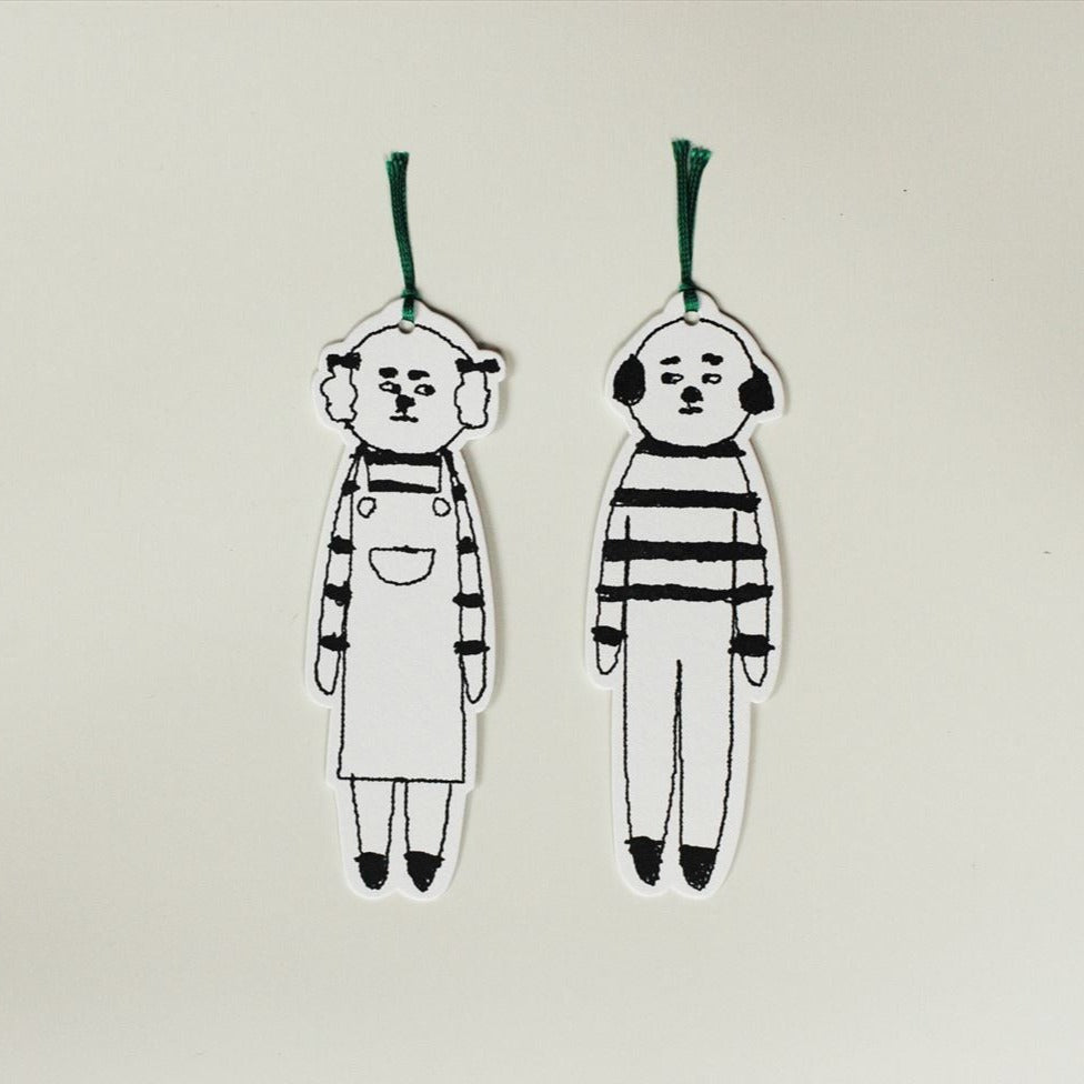 sennokoto Animal Bookmark - Siblings · 2pc Set / Classiky