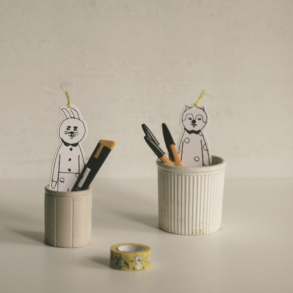 sennokoto Animal Bookmark - Squirrel & Rabbit · 2pc Set / Classiky