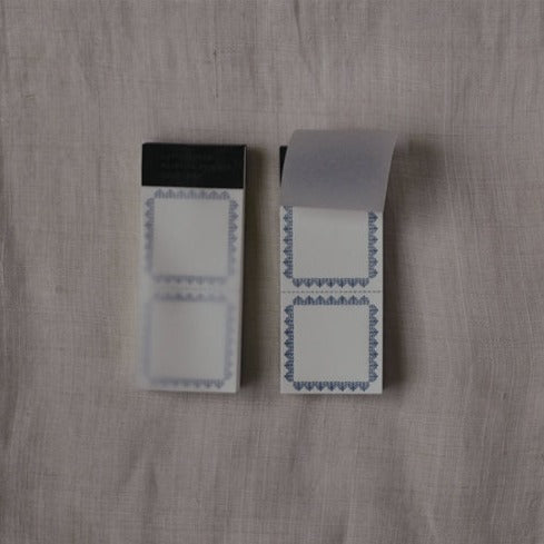 Letterpress Label Book · Blue / Classiky