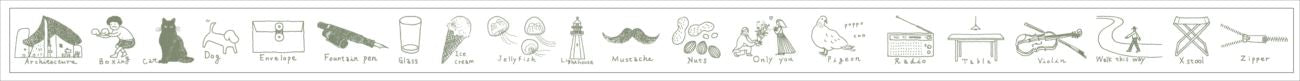 shun shun Masking Tape · Alphabet / Classiky