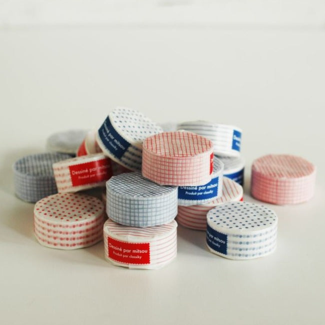 mitsou Masking Tape - Polka Dot · Red / Classiky