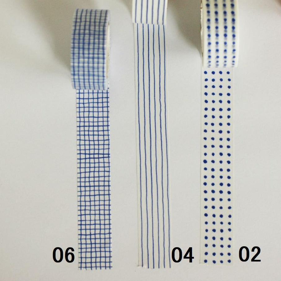 mitsou Masking Tape - Polka Dot · Blue / Classiky