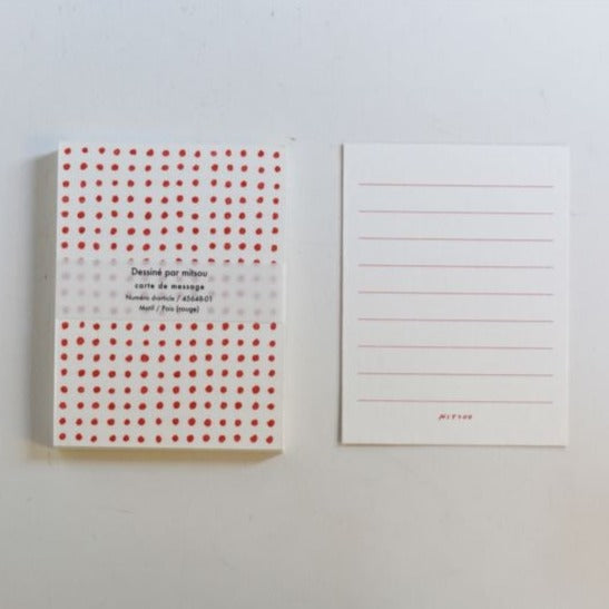 mitsou Letterpress Card Set · Set of 20 / Classiky