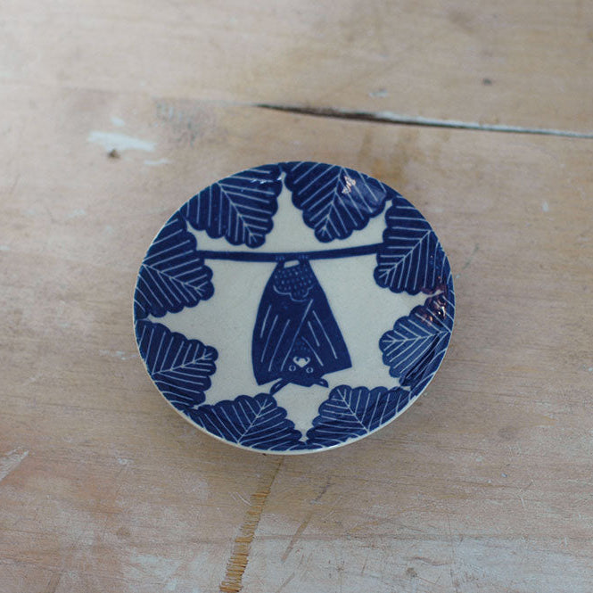 Hanging Bat kata kata Small Dish · Classiky