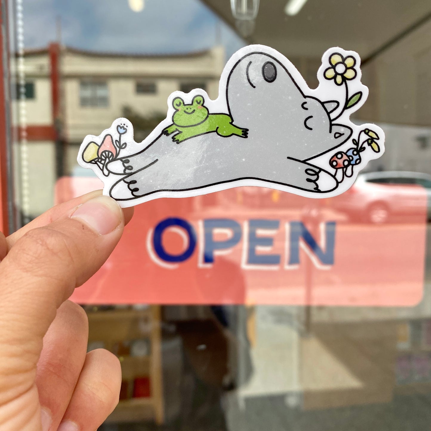 Dog, Frog and Mushrooms - Paper Plant Co. Original