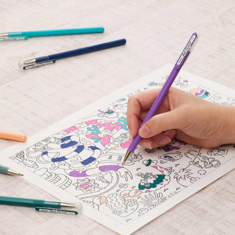 1.0mm Pentel Mattehop Gel Pen (Limited Dream Colors)