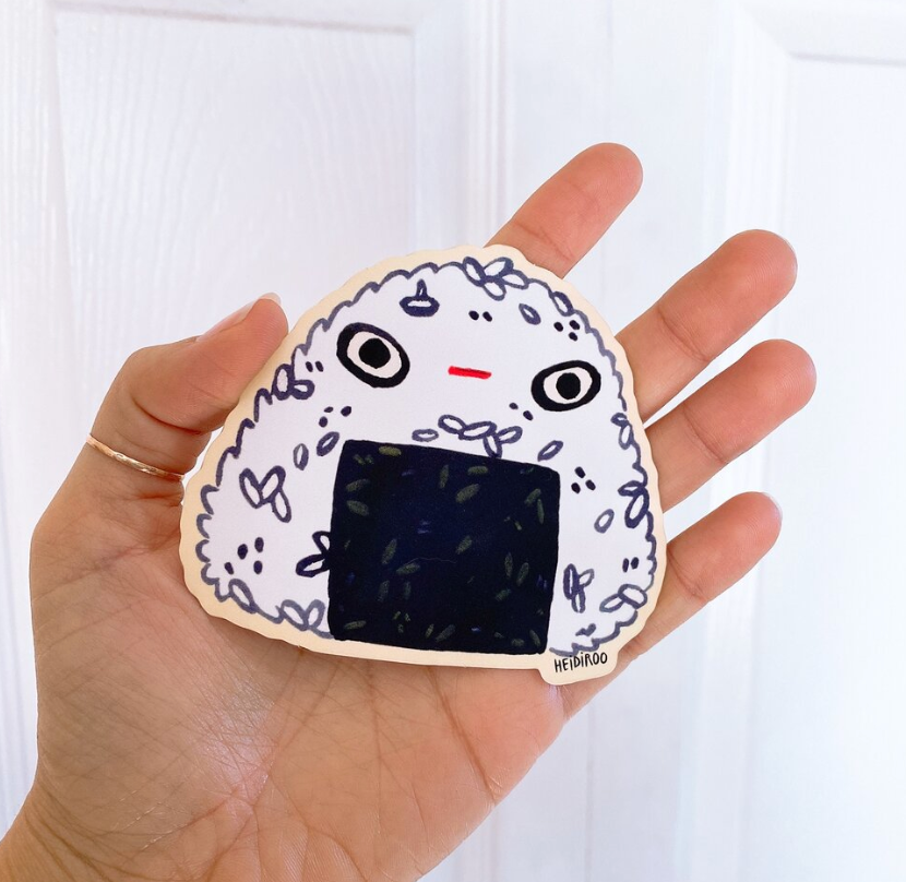 Onigiri Vinyl Sticker - Heidiroo
