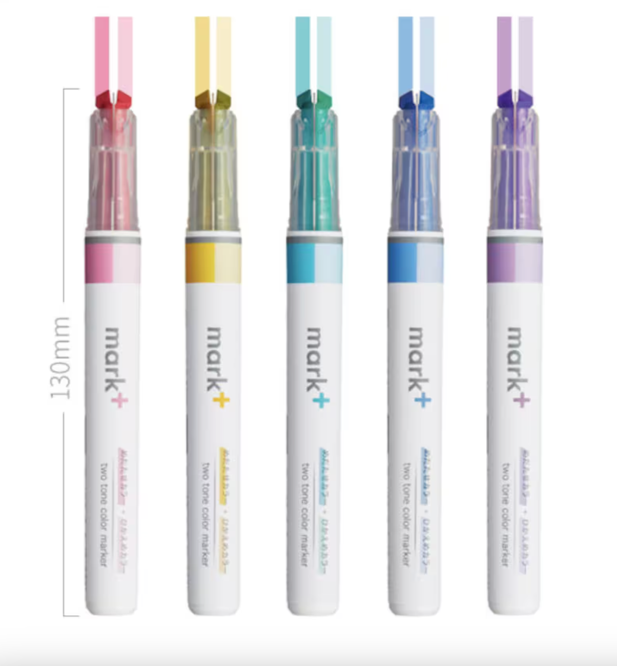Kokuyo Mark+ Dual Tone Highlighter