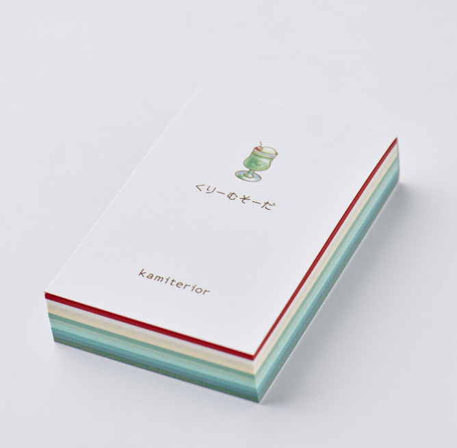 Memoterior Mini Notepad - Ice Cream Soda