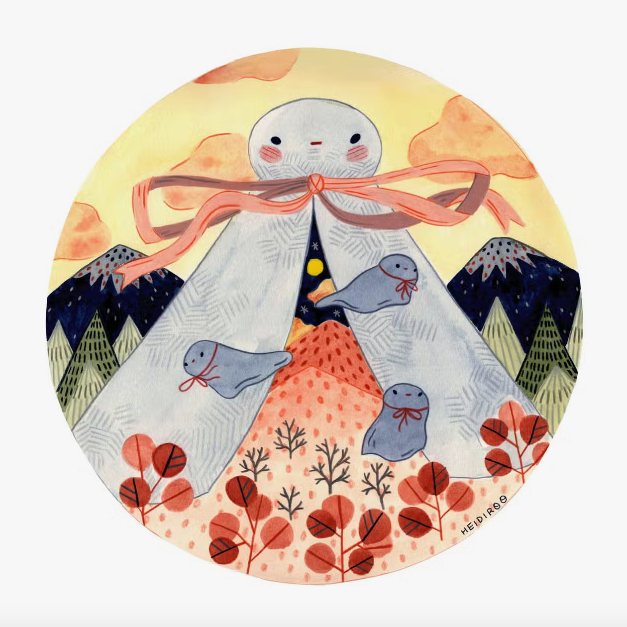 Yurei Art Print / Heidiroo