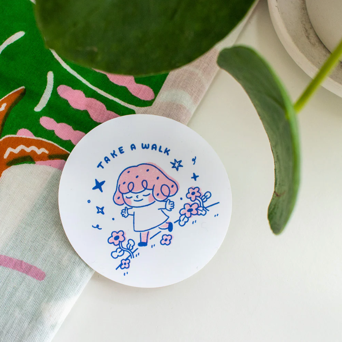 Take A Walk Sticker