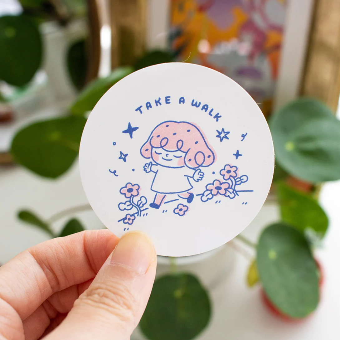 Take A Walk Sticker