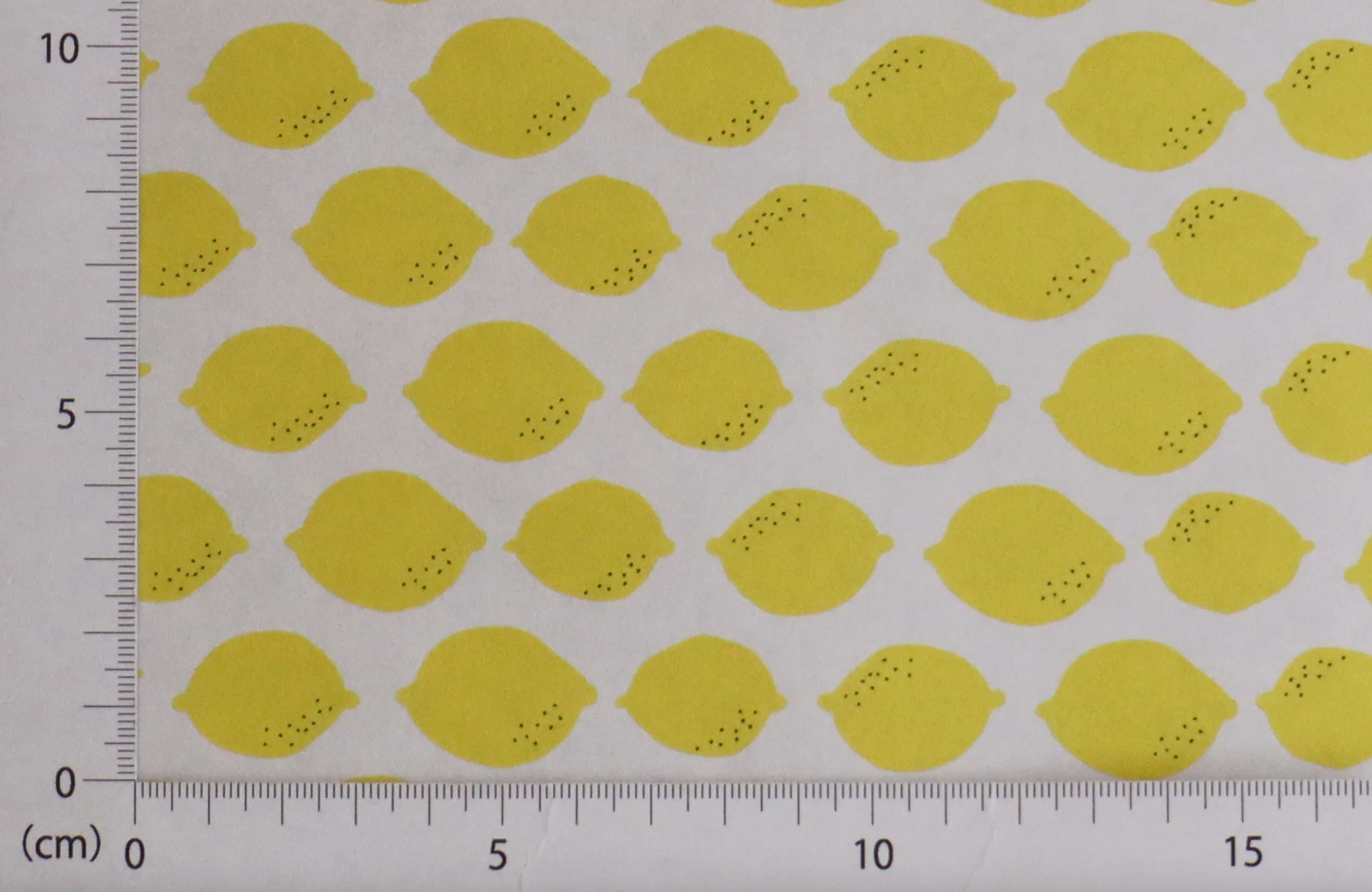 B2 Size Lemon Pattern Wrapping Paper · Regaro Papiro