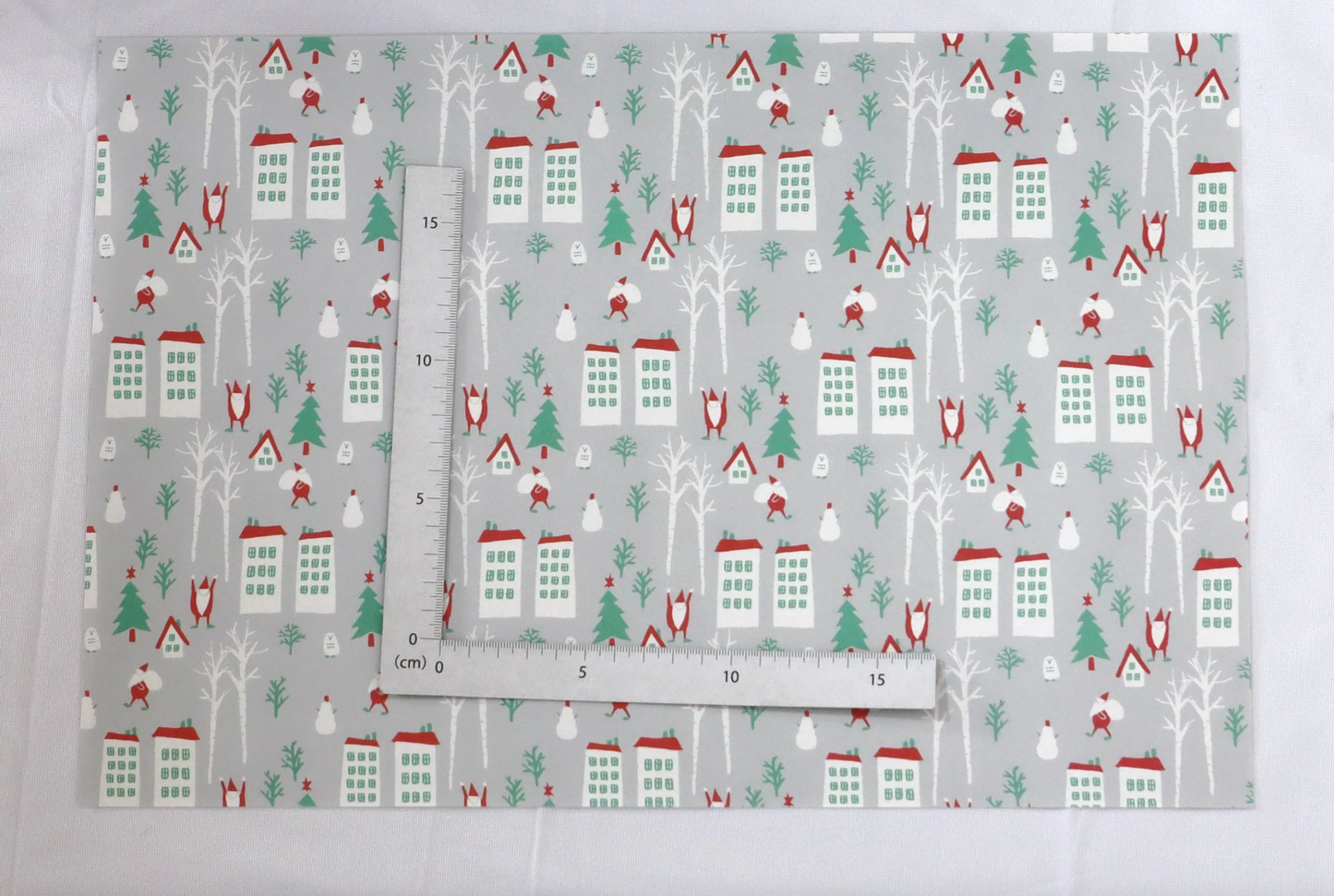 Santa-Town Wrapping Paper · Regaro Papiro