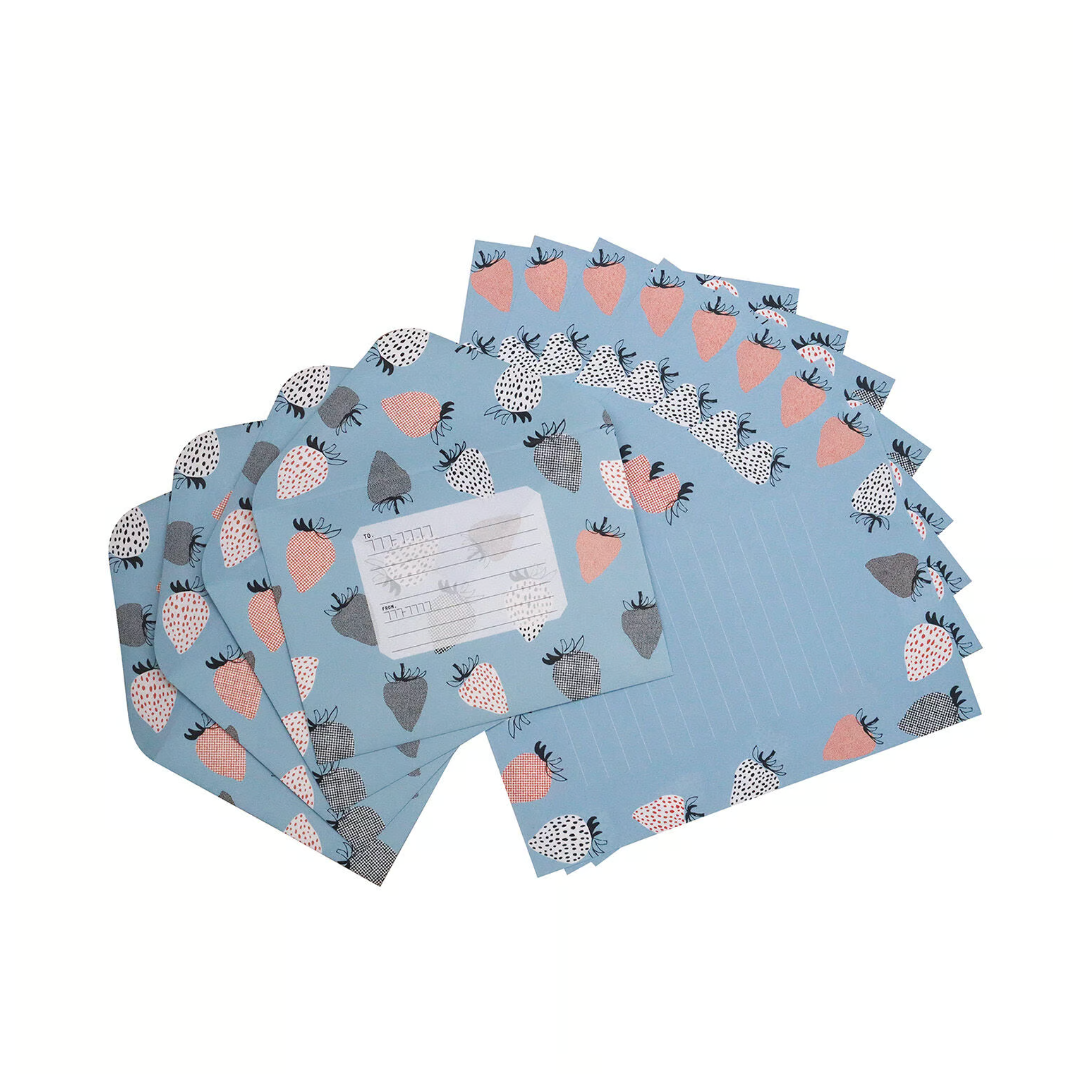 Strawberry Letter Set · any.paper by Regaro Papiro