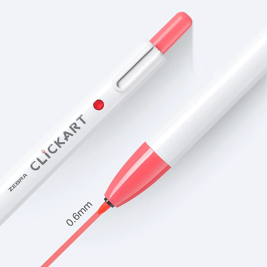 CLiCKART Marker Pen 0.6mm · Zebra