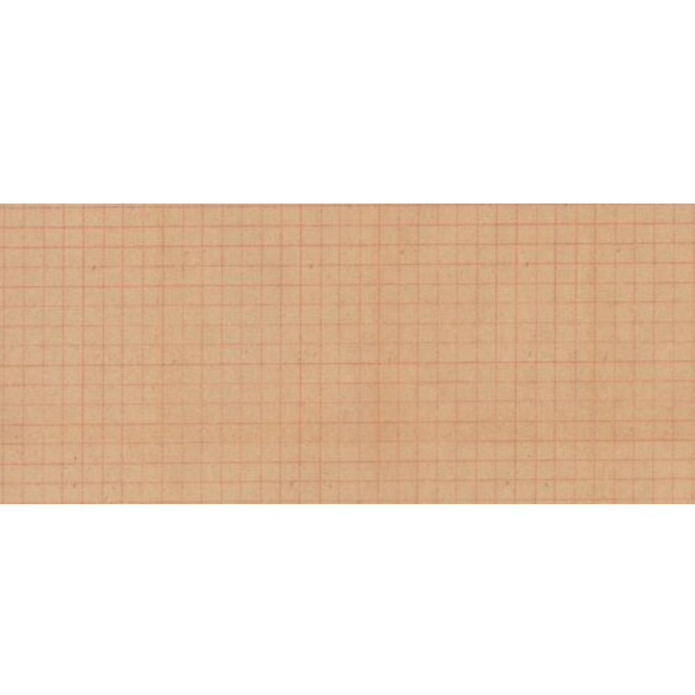 Grid 30mm Kraft Paper Tape / Red · Classiky