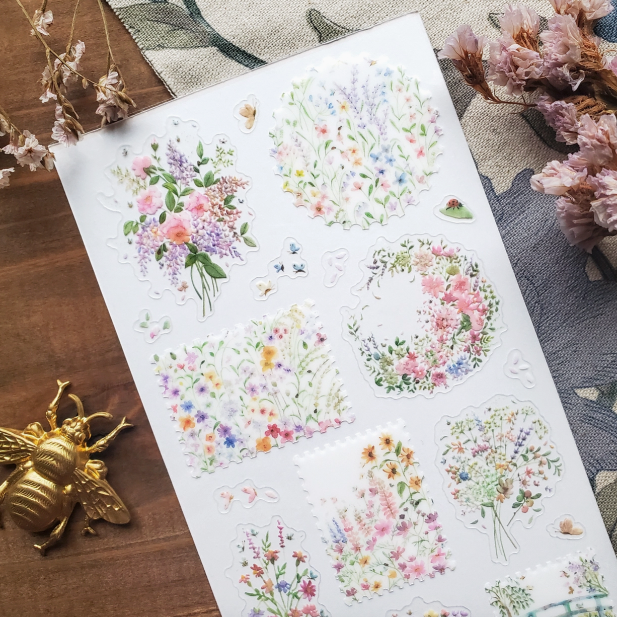 Pastel Bloom Sticker Sheet
