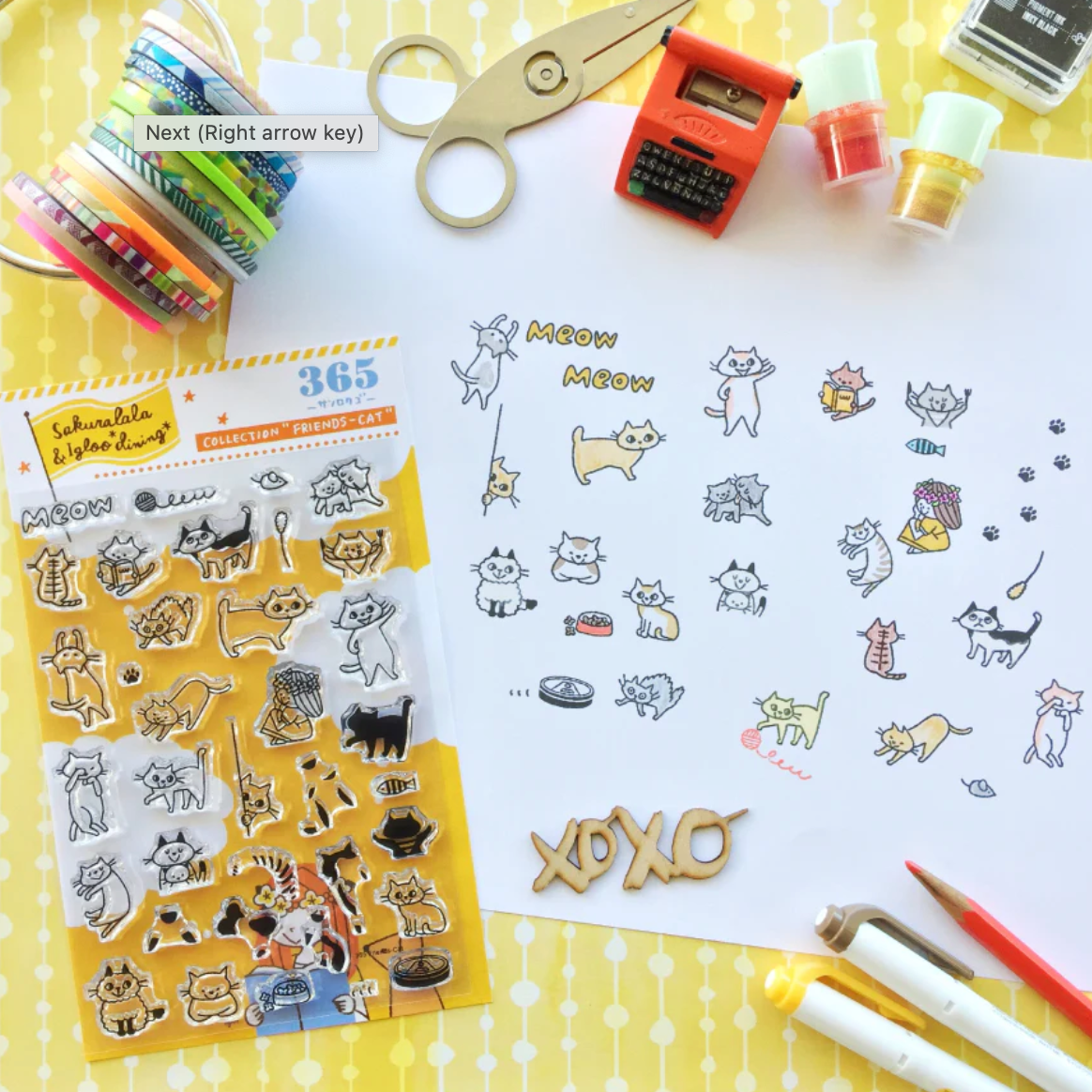 365: Cat Friends Clear Stamps · Sakuralala