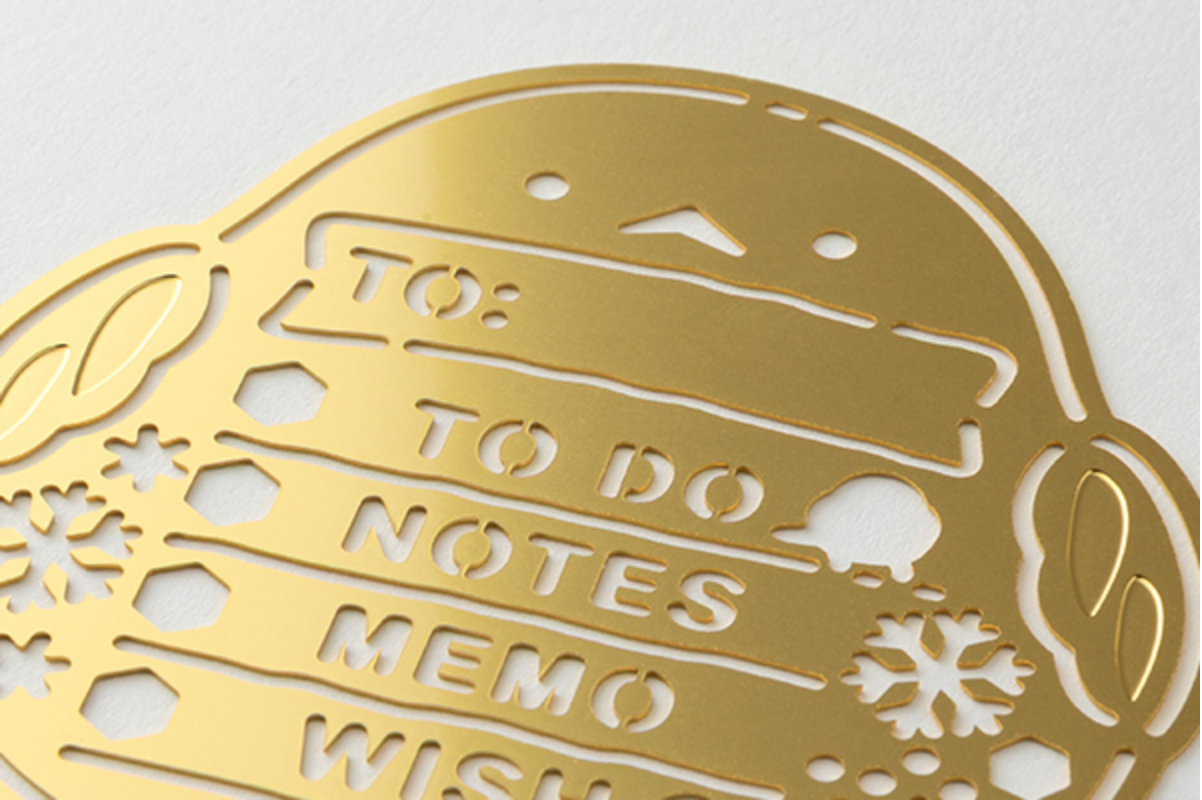 Brass Long Tailed Tit Motif Template · Midori