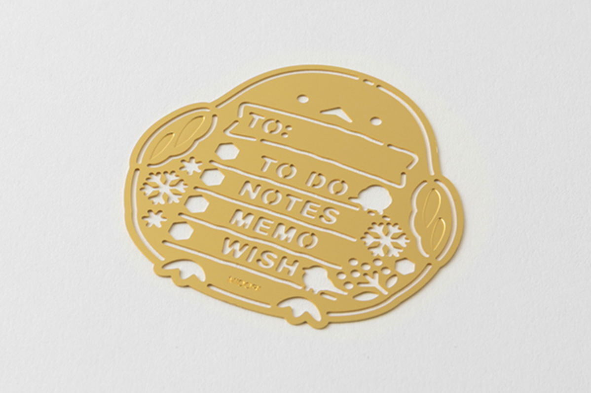 Brass Long Tailed Tit Motif Template · Midori