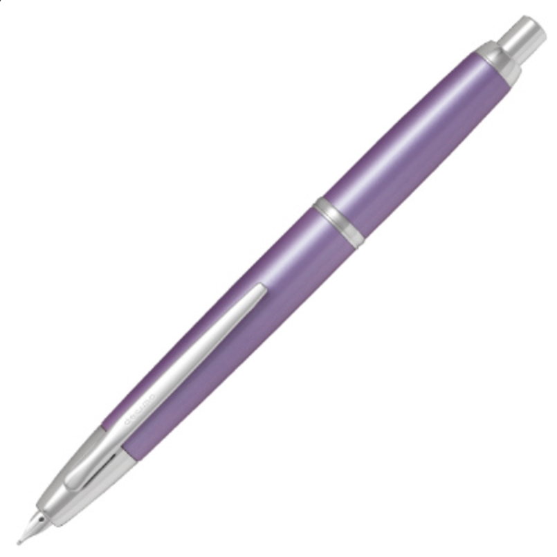 Purple Decimo Pilot Vanishing Point Fountain Pen