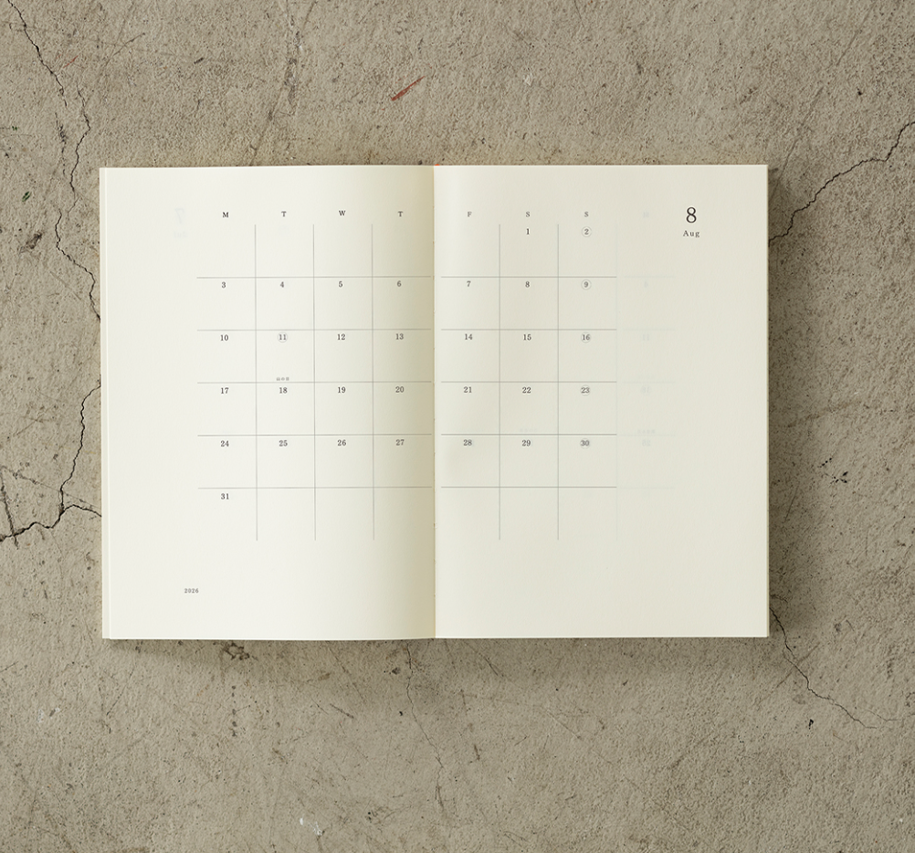 2026 MD Notebook Diary A6 · MD