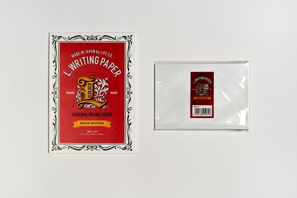 L. Writing Paper A5 Ruled Pad《Red Cover》