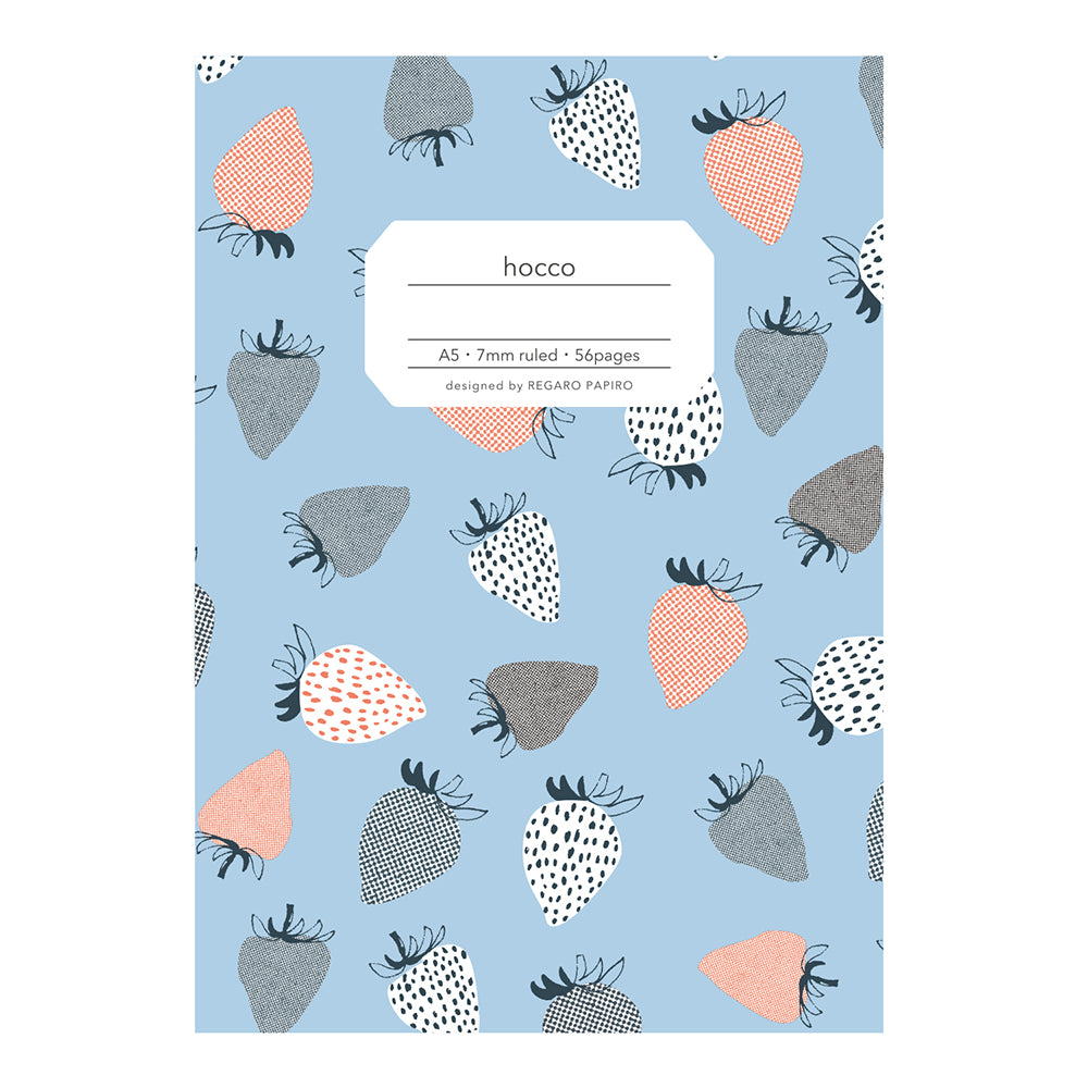 hocco Strawberry Lined Notebooks · Regaro Papiro