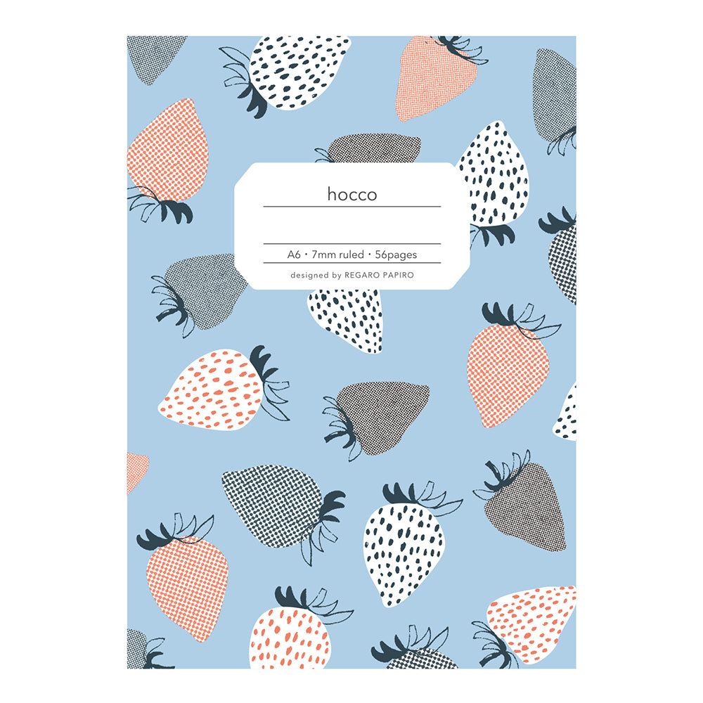 hocco Strawberry Lined Notebooks · Regaro Papiro