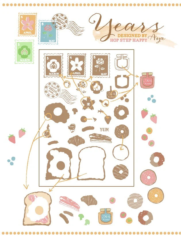 Years: Spring Clear Stamps · Sakuralala