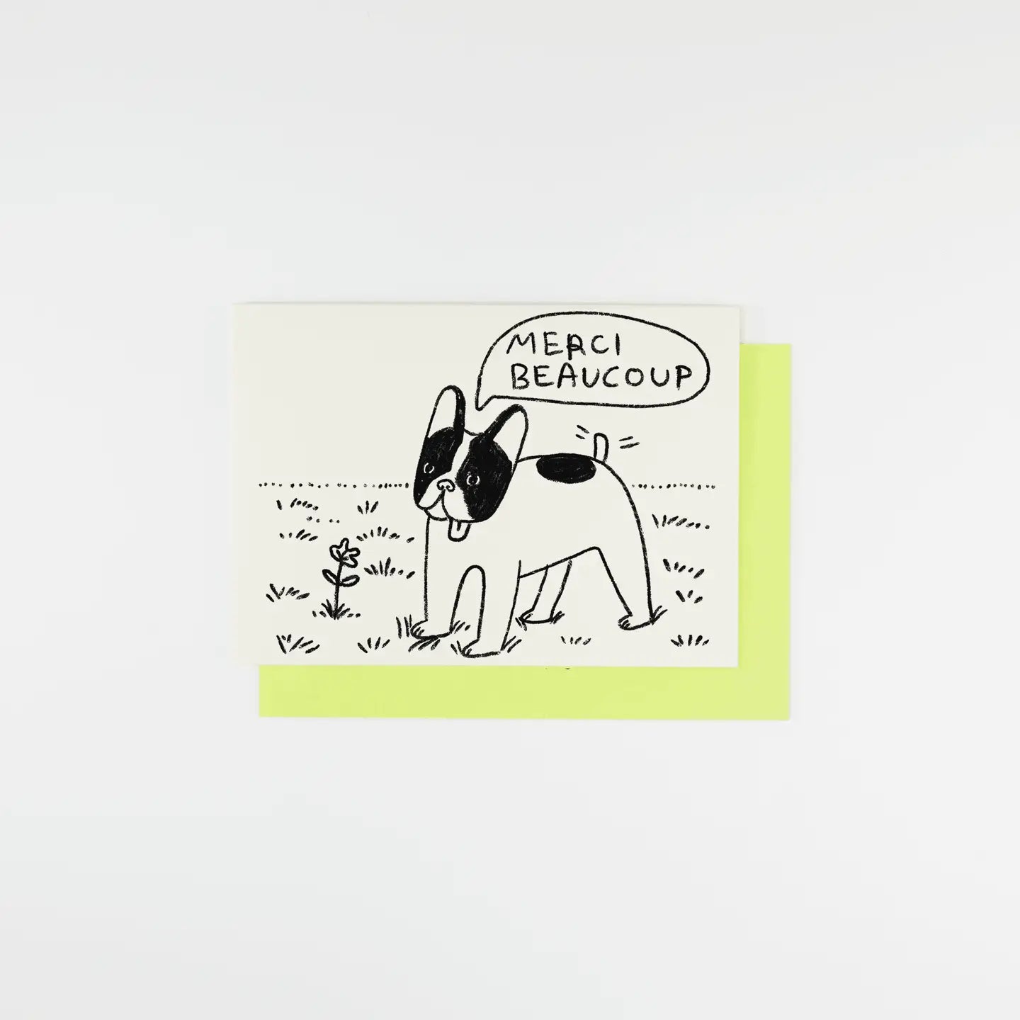Merci Beaucoup Dog Greeting Card · People I've Loved