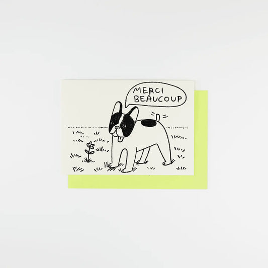 Merci Beaucoup Dog Greeting Card · People I've Loved