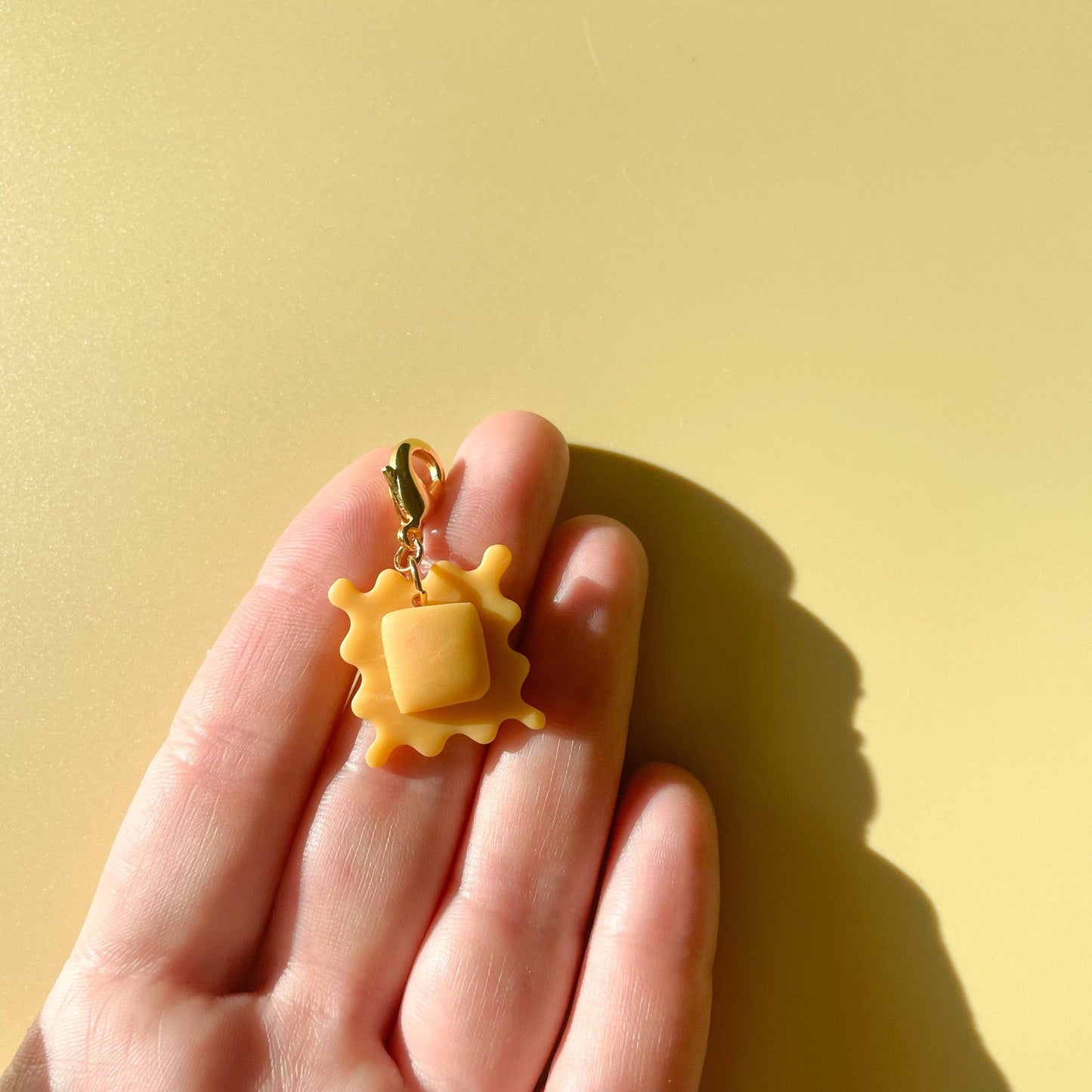 Ravioli Bag Charm · Bold Blossom