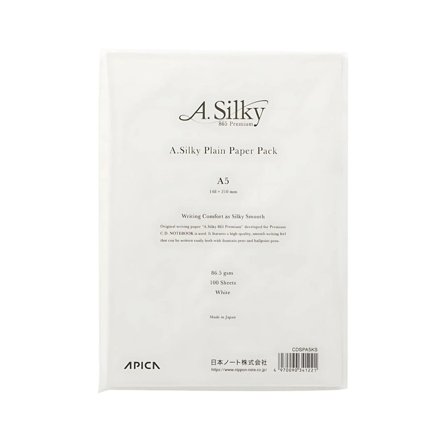 A. Silky Plain Paper - A5 · Apica