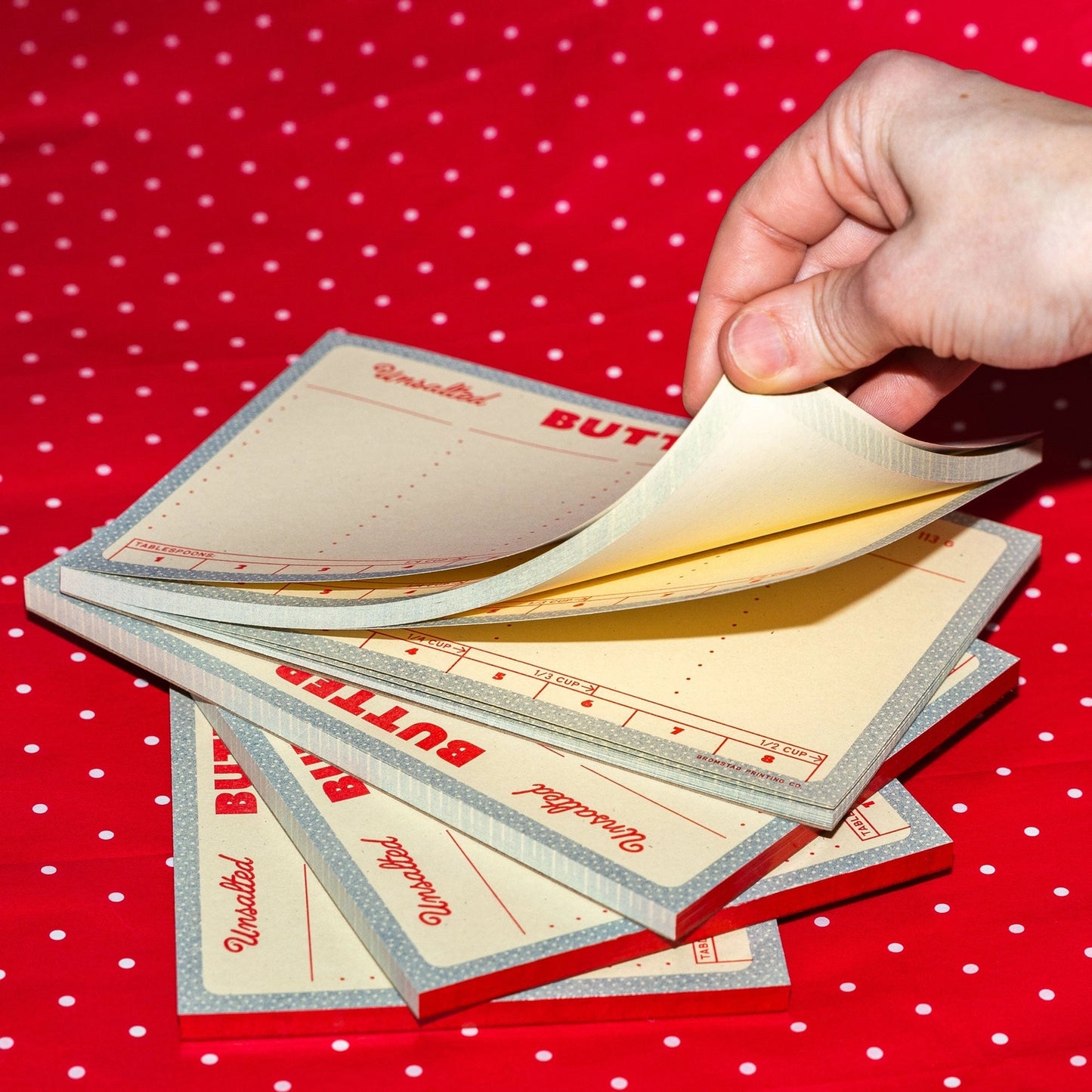 Butter Risograph Notepad · Bromstad Printing Co.