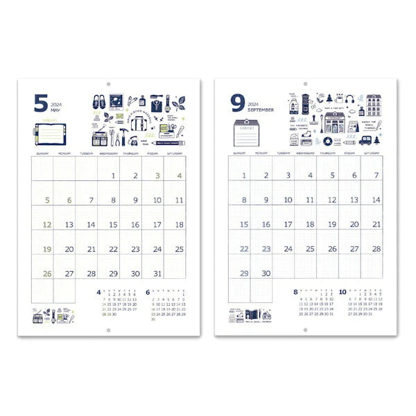 eric small things 2024 Wall Hanging Calendar