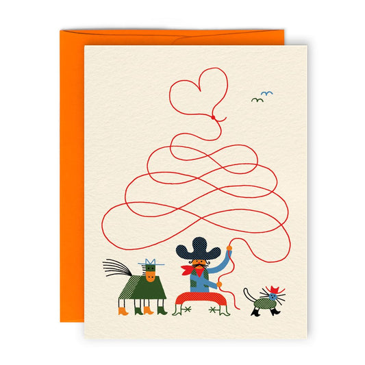 Cowboy Greeting Card · Paperole