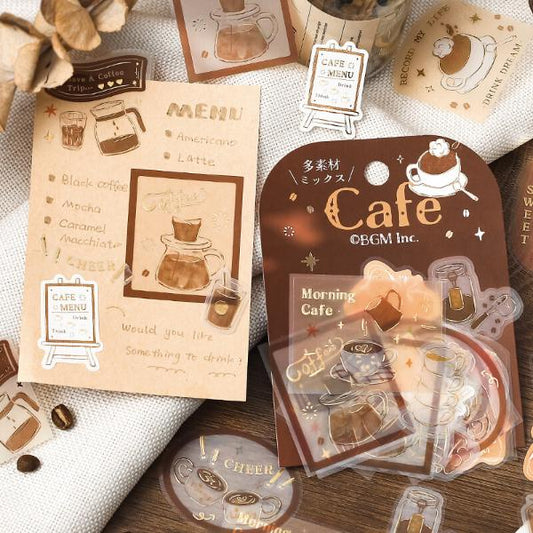 Cafe / Shop Flake Stickers · BGM