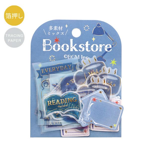 Bookstore / Shop Flake Stickers · BGM