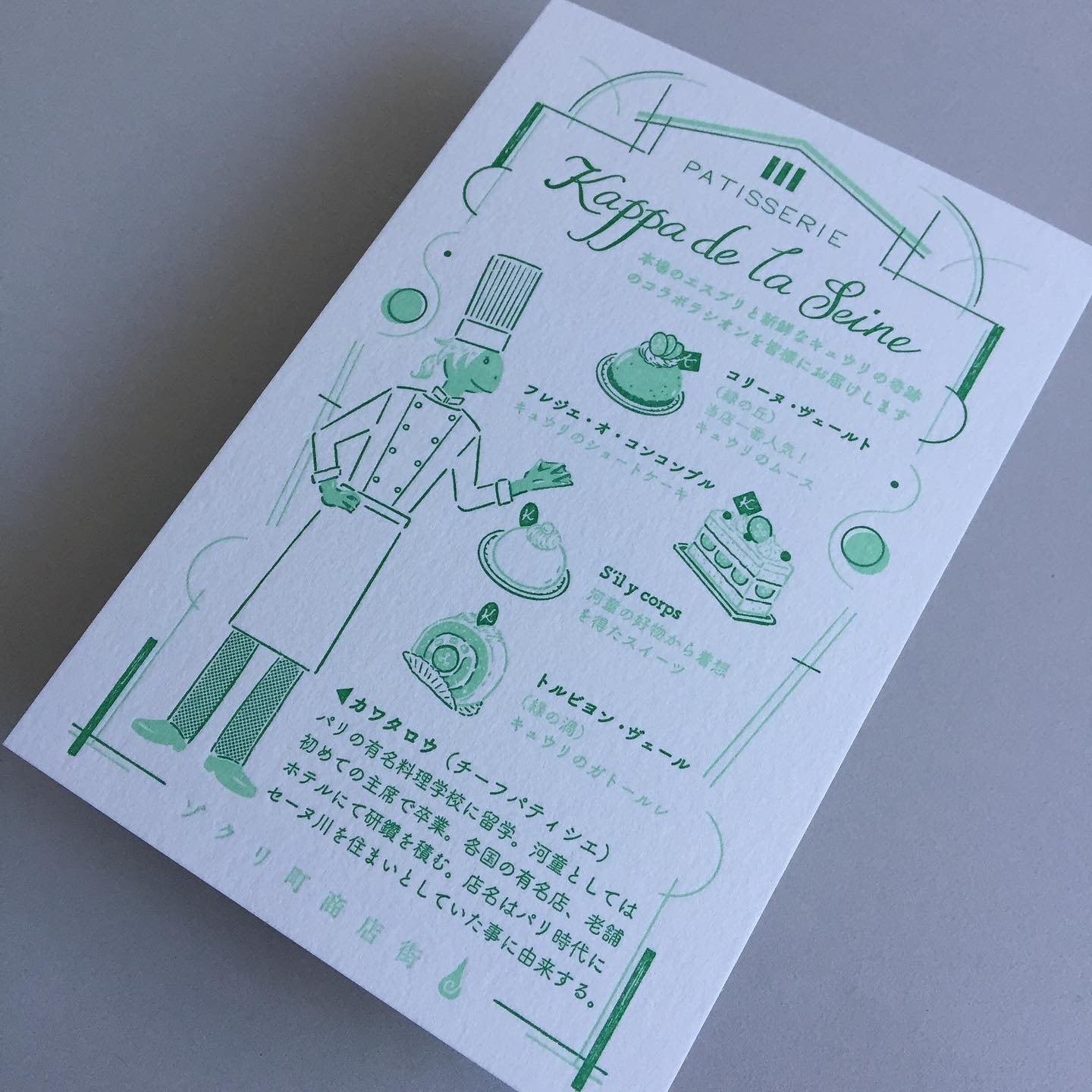 Kappa de la Seine Postcard · Kyupodo