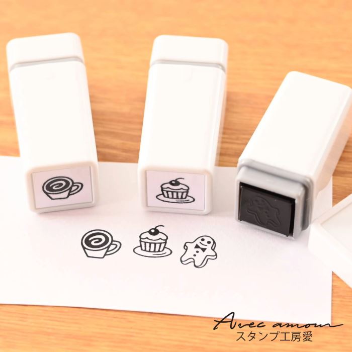 Sweets Mini Stamps《Set of 3》 · Sanby