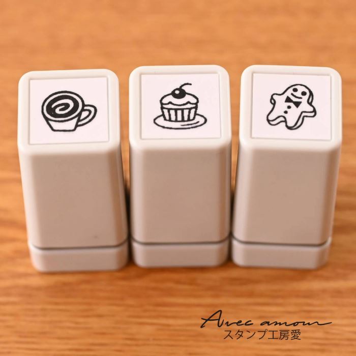 Sweets Mini Stamps《Set of 3》 · Sanby