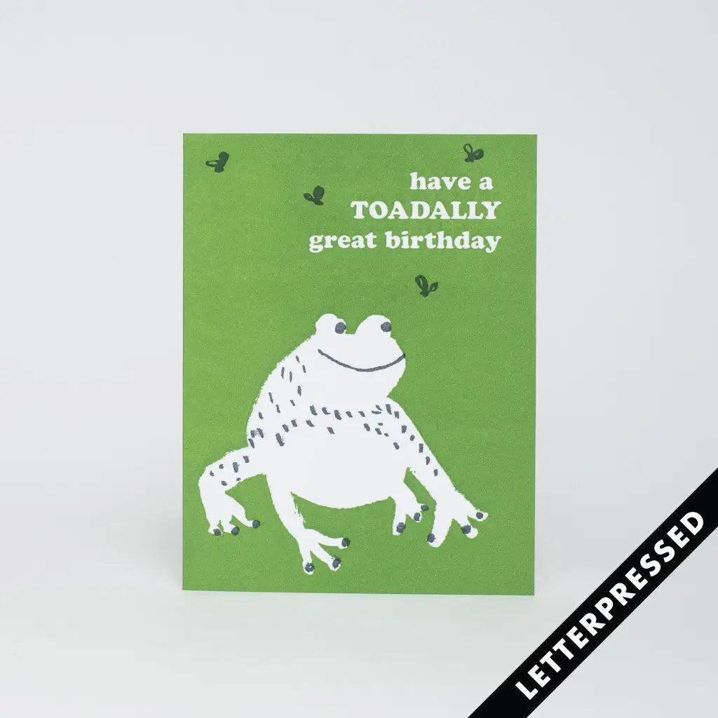 Toad Birthday Card · Egg Press