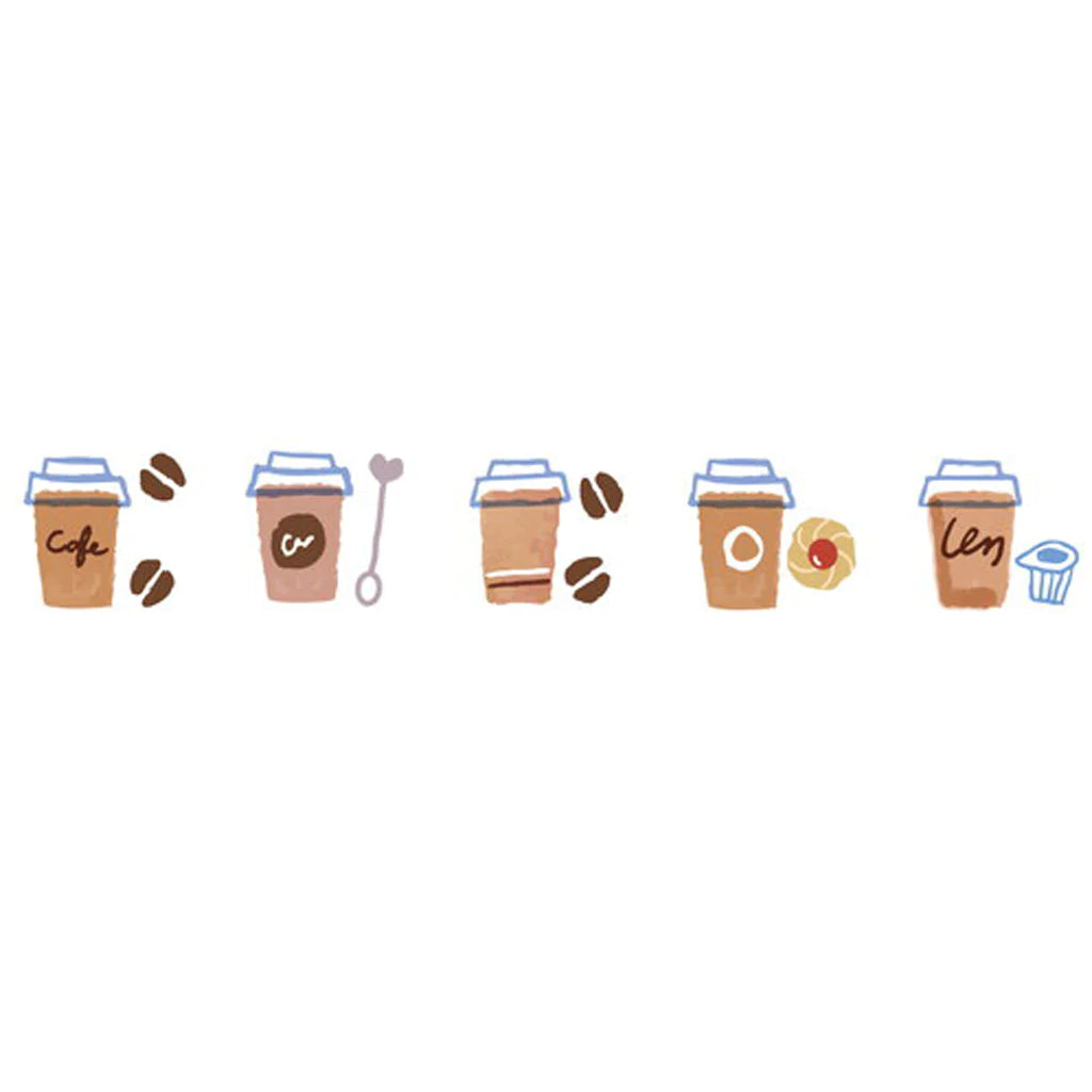 PLUS Deco Rush Decorative Tape - Cafe