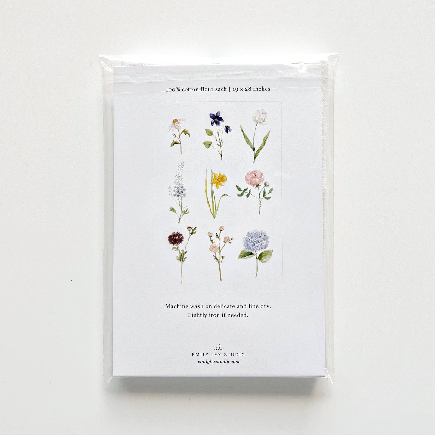 Garden Flowers Tea Towel Baking tea towel · emily lex studio