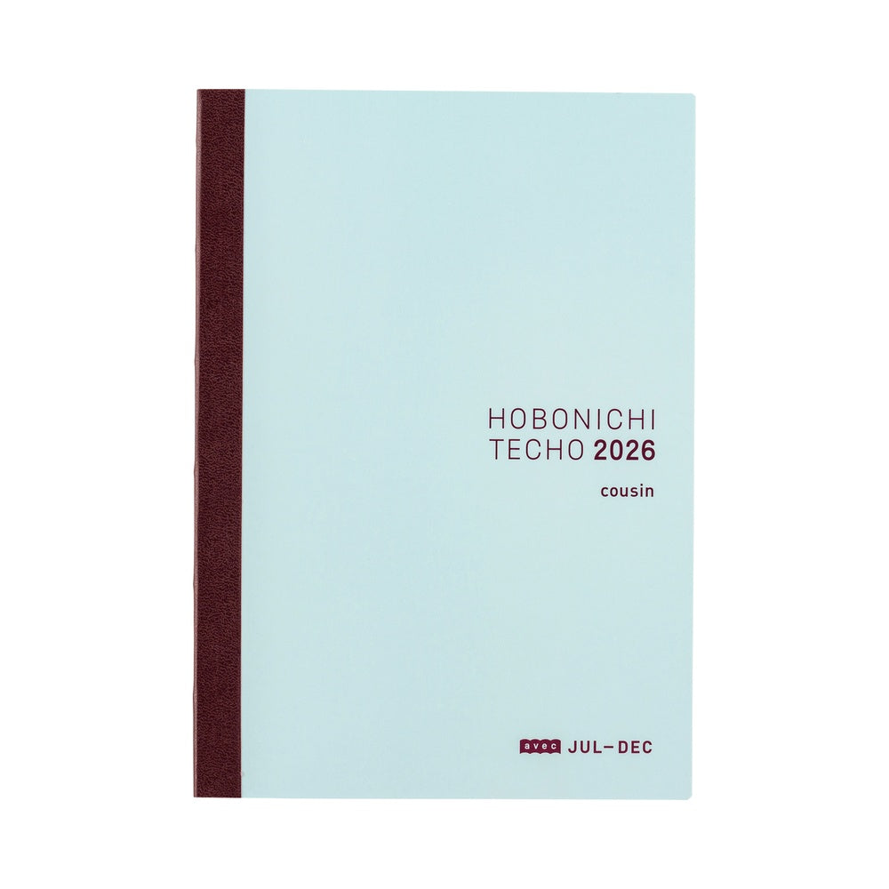 2026 Hobonichi Techo Japanese Cousin Avec Books《January Start | Japanese | 2-Book Set | A5》