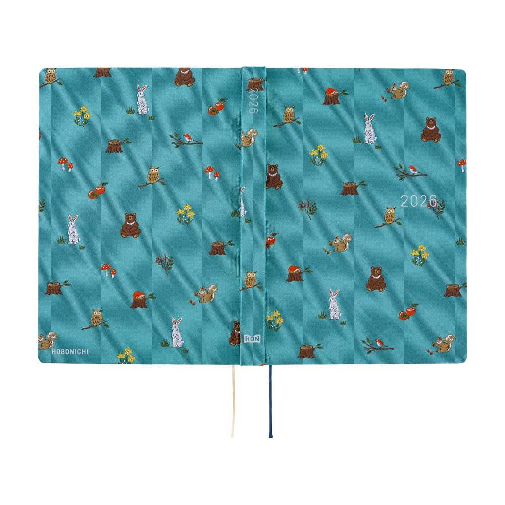 2026 Hobonichi Techo A5 English HON / Bow & Tie: In the Forest《January Start | English | A5》