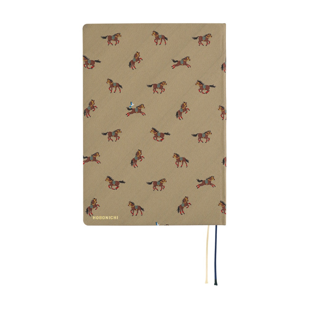 2026 Hobonichi Techo A5 English HON / Bow & Tie: Galloping Horses《January Start | English | A5》